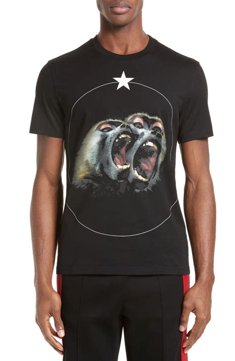 givenchy monkeys shirt|Givenchy Monkey Brothers T.